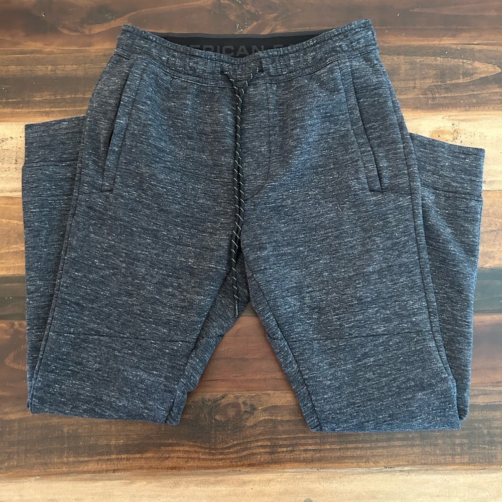 American Eagle Outfitters Gray Joggers with Elastic Cuffs